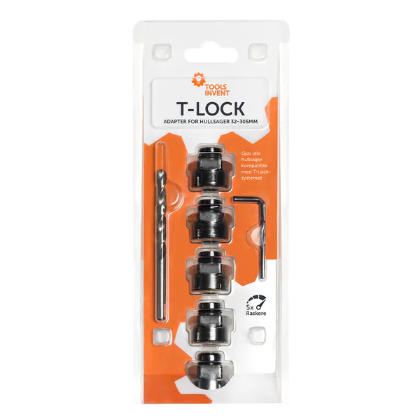 Hovedbilde T-LOCK - Adapter 5-pack - 32-305mm hullsager